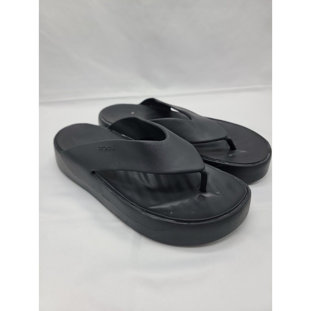 Crocs Getaway Platform Sandals Womens 9 Black